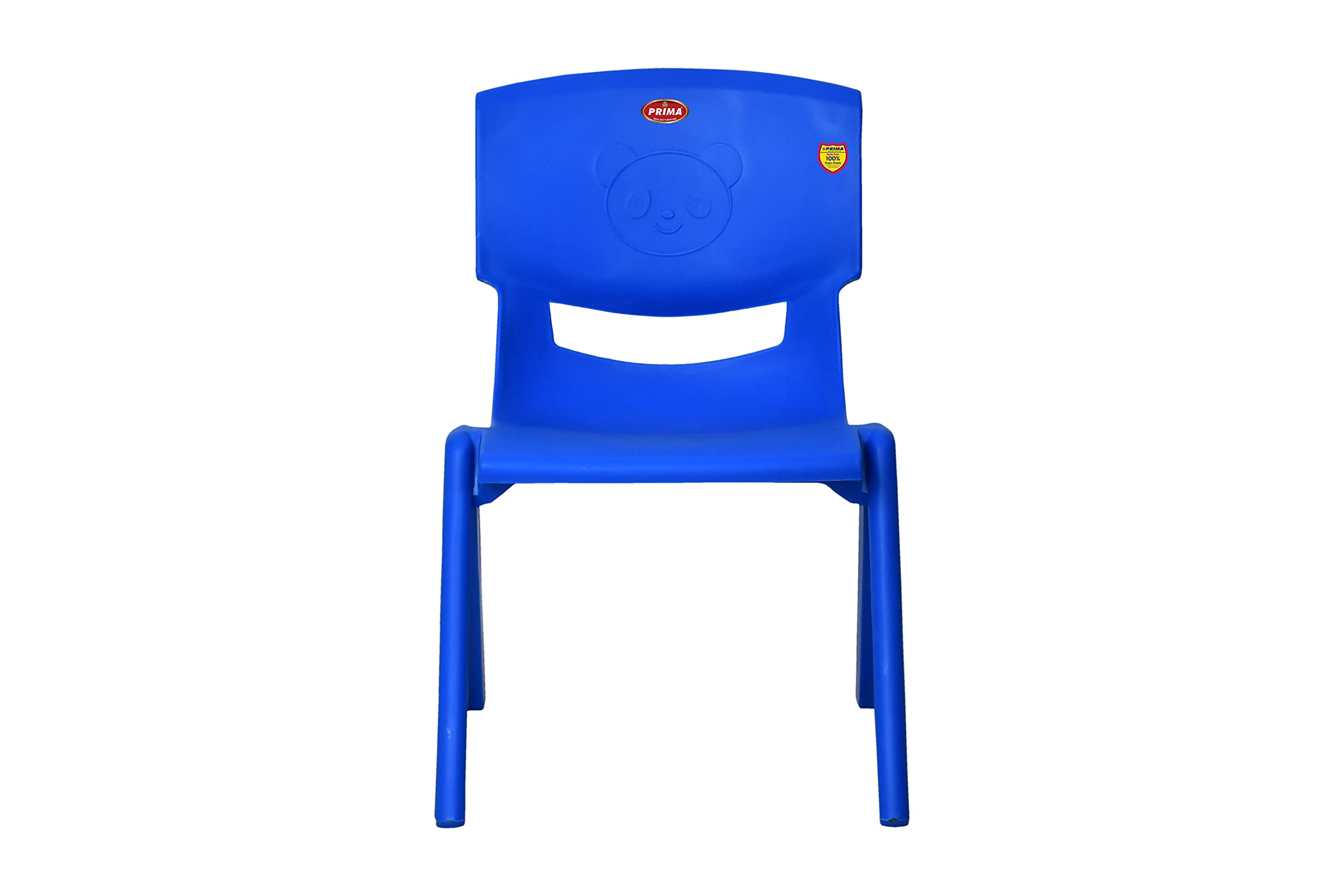 Prima Baby Plastic Chair 120 Strong Durable And Comfortable With Backrest For | Kids | Study | Play For Home/School/Dining For 2