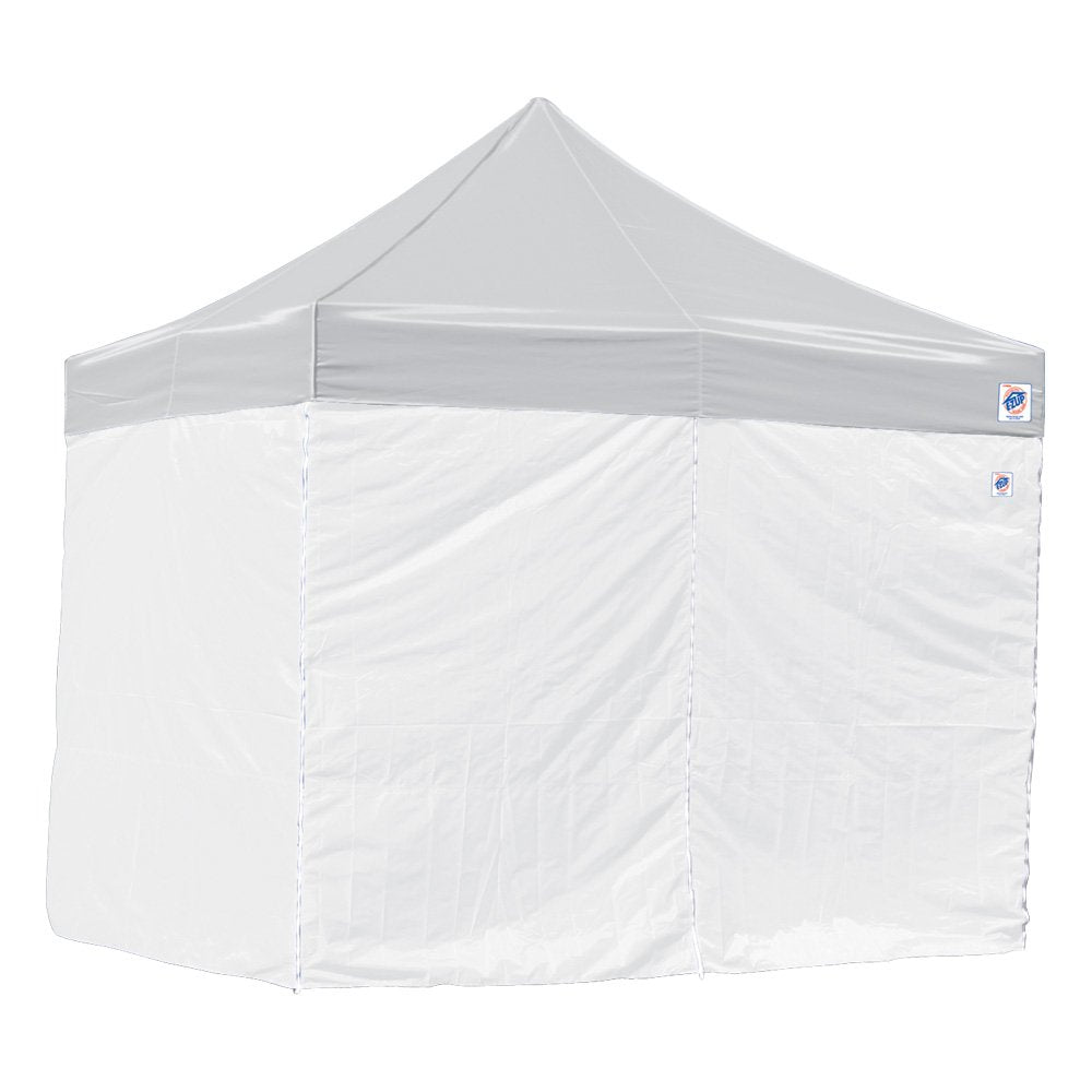 E-Z Up 10' Duralon Canopy Sidewall, Set Of 4, Fits 10' X 10' Straight Leg Canopy, Quick Attachment Straps, White