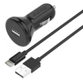 Car Charger 2.4A Lightning Cable Combo