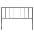 Modway Tatum Modern Farmhouse Metal Queen Headboard In Black