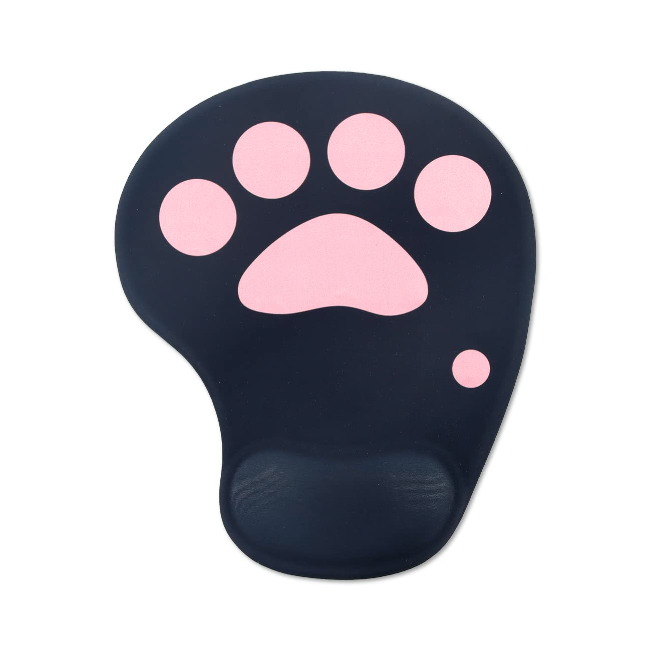 Cat Paw Mouse Pad Wrist Support-3D Cute Mouse Wrist Pad With Gel Filled, Ergonomics Game Small Mouse Mat With Comfortable Surfac