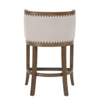 American Woodcrafters Michelle 26-Inch Warm Brown Wood Counter Bar Stool
