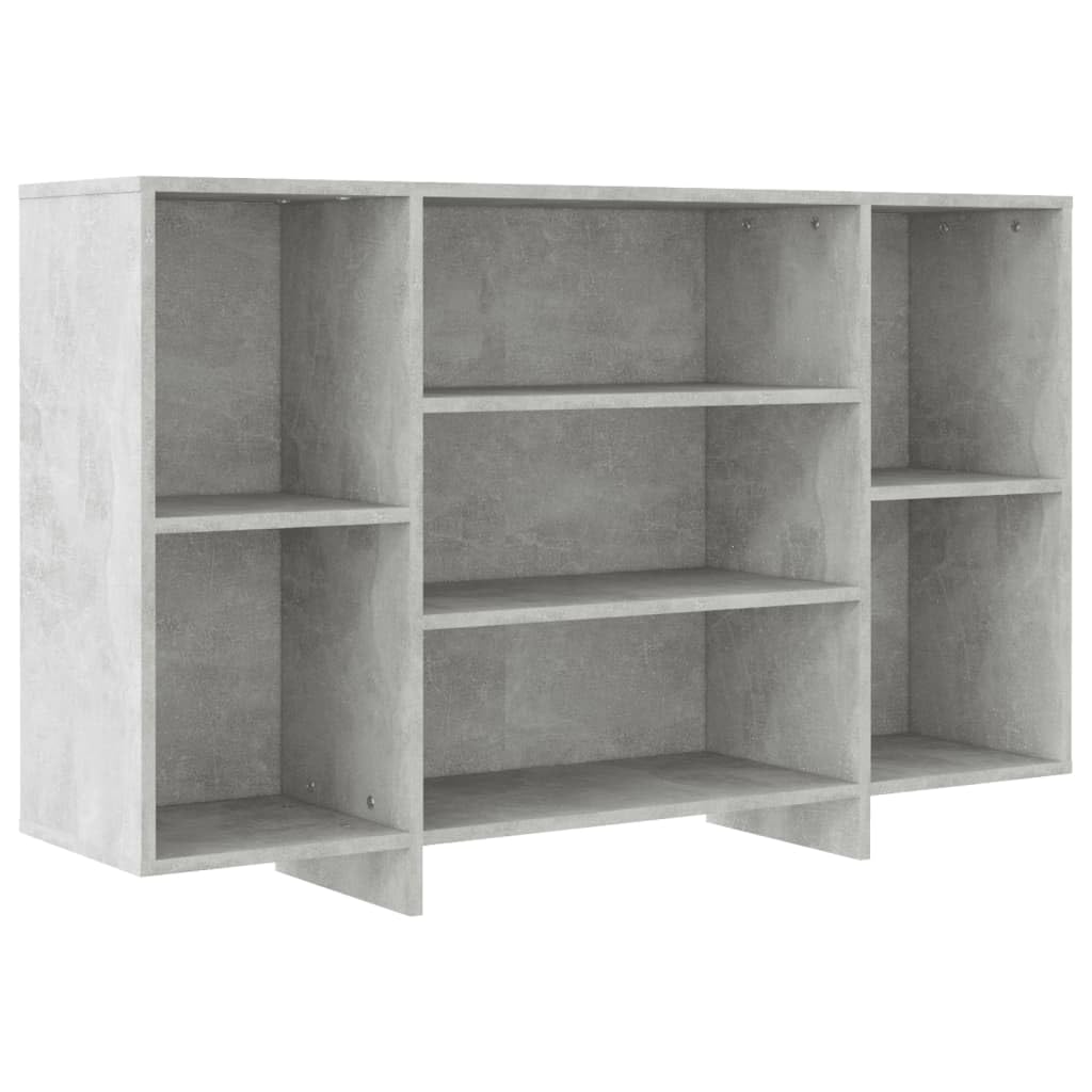 vidaXL Sideboard Concrete Gray 47.2&quot;x11.8&quot;x29.5&quot; Chipboard