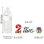 Big Dot Of Happiness 2Nd Birthday Farm Animals - Diy Shaped Barnyard Second Birthday Party Cut-Outs - 24 Count