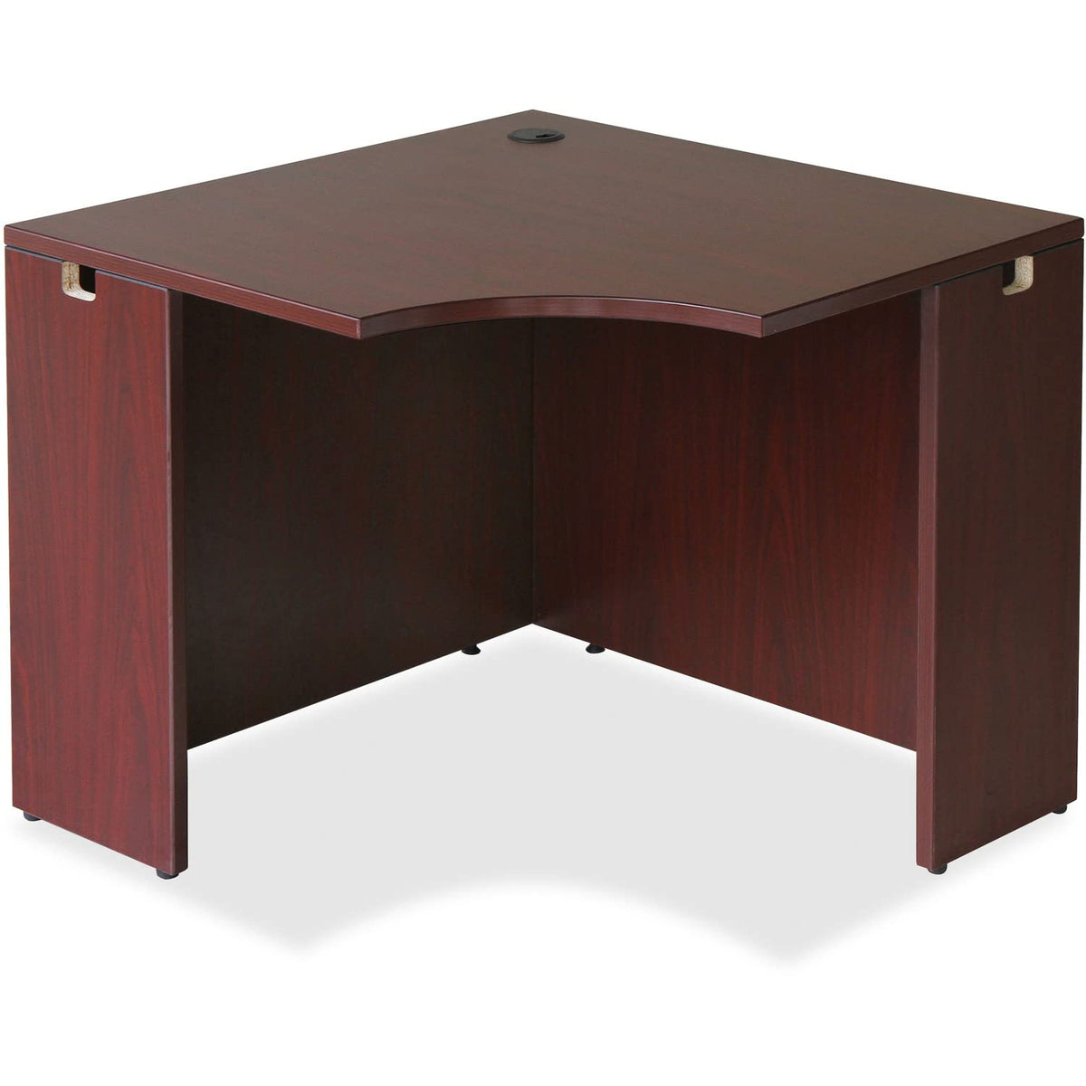 Lorell Llr69872 Essentials Series Mahogany Corner Desk