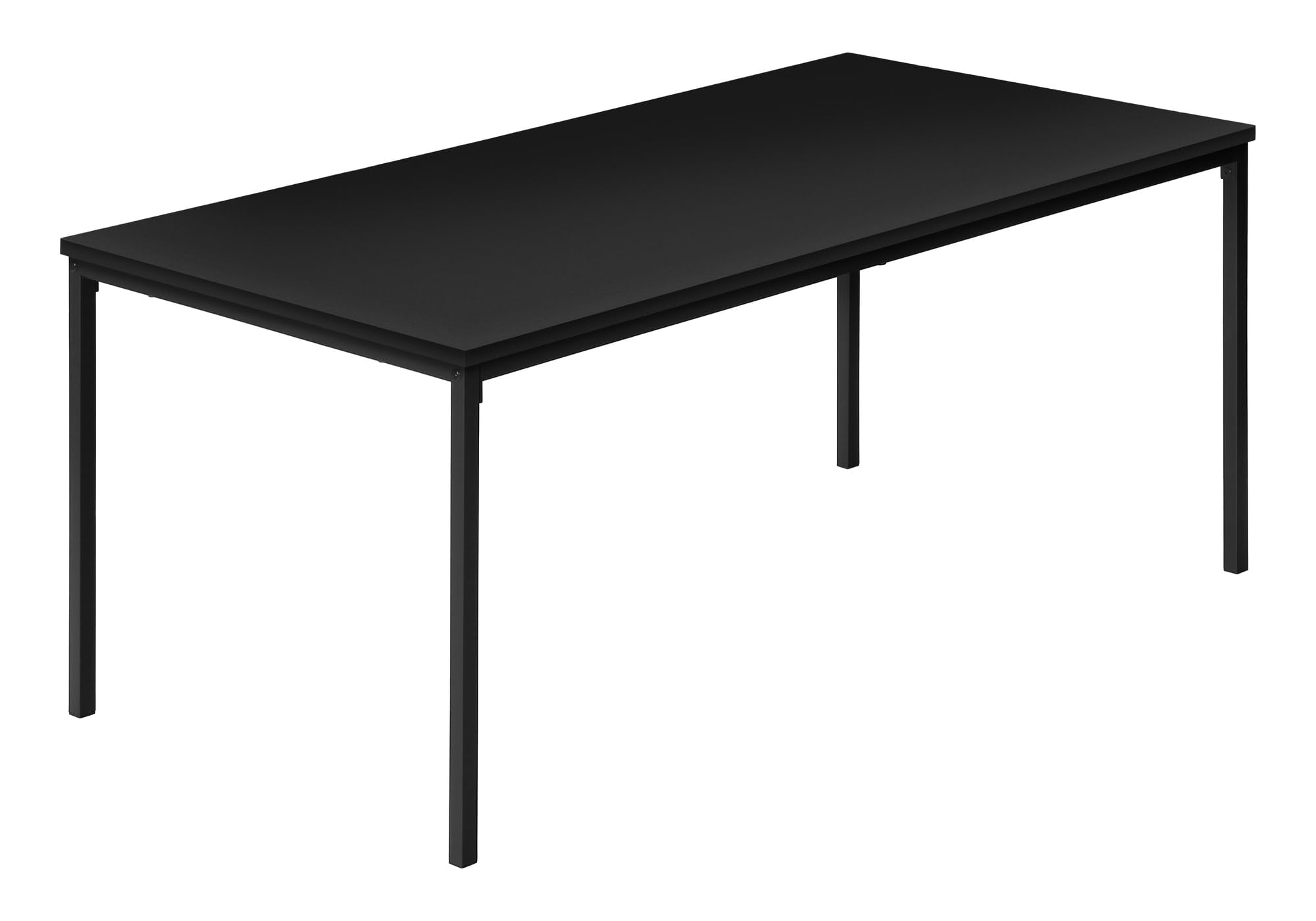 Monarch Specialties 7894p, 3pcs, Coffee, End, Black Metal, Laminate, Contemporary TABLE SET, 42&quot; L x 22&quot; W x 18&quot; H