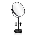 Nicesail 19 Inch Tall Makeup Mirror with 10X Magnification, 8 Inch Magnifying Mirror Tabletop with Pedestal, Height Adjustable B