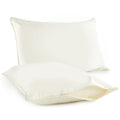 Whisper Organics Pillow Protector - Gots Certified, 100% Cotton Pillow Encasements With Zipper - Pillow Covers - 20 X 30 Inches,