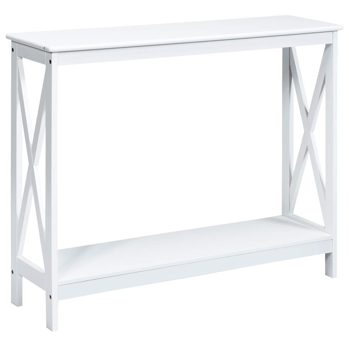 Giantex Console Table 2-Tier With Storage Shelf