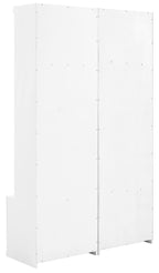 Crosley Furniture Harper 2-Piece Hall Tree Entryway Set with Storage Bench and Coat Rack Hooks for Hanging, White