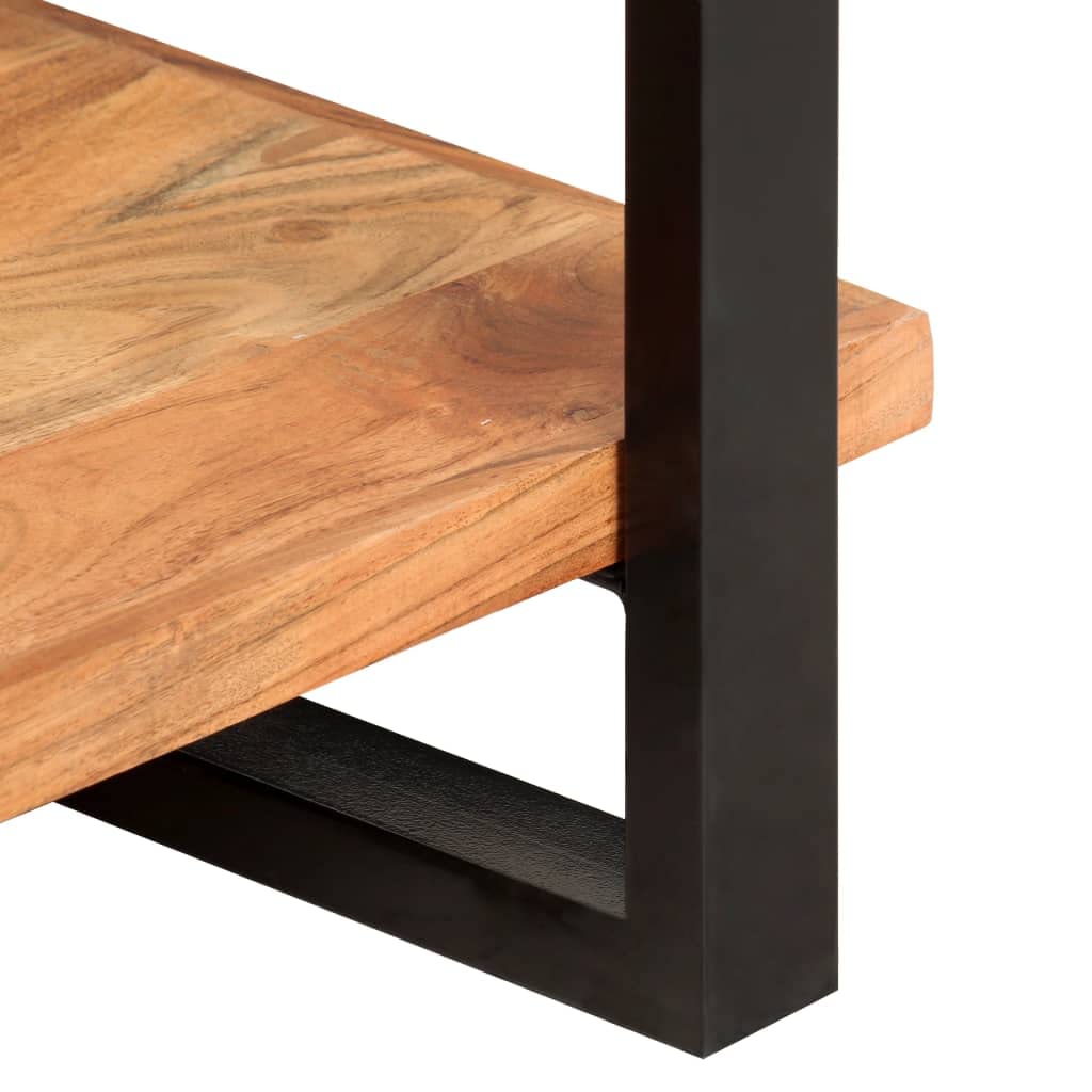 4-Tier Bookcase 31.5&quot;x15.7&quot;x70.9&quot; Solid Acacia Wood