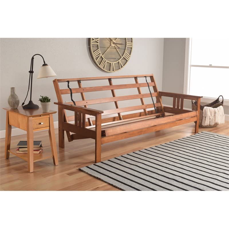 Kodiak Furniture Monterey Barbados Sofa with Marmont Mocha Brown Fabric Mattress