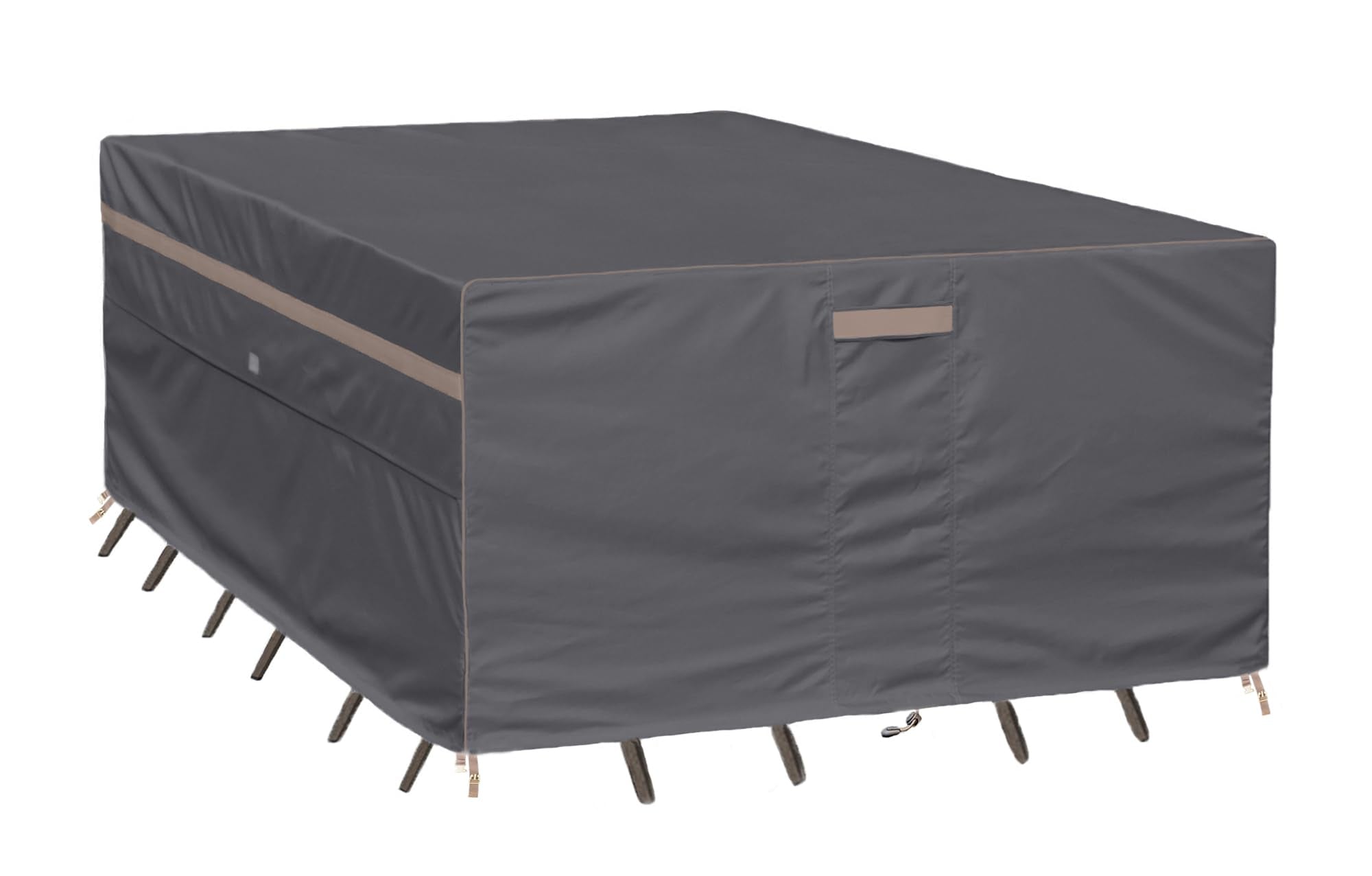 Garden Balsam Heavy Duty Waterproof Patio Furniture Covers,Fade Resistant Outdoor Table And Chair Covers Rectangular 74' Wx 47'