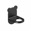 TRENDIVIBE WallAttached Dispenser Rack No Drill Pump Bottle Holder Mounting Soap Dispenser Holder Black