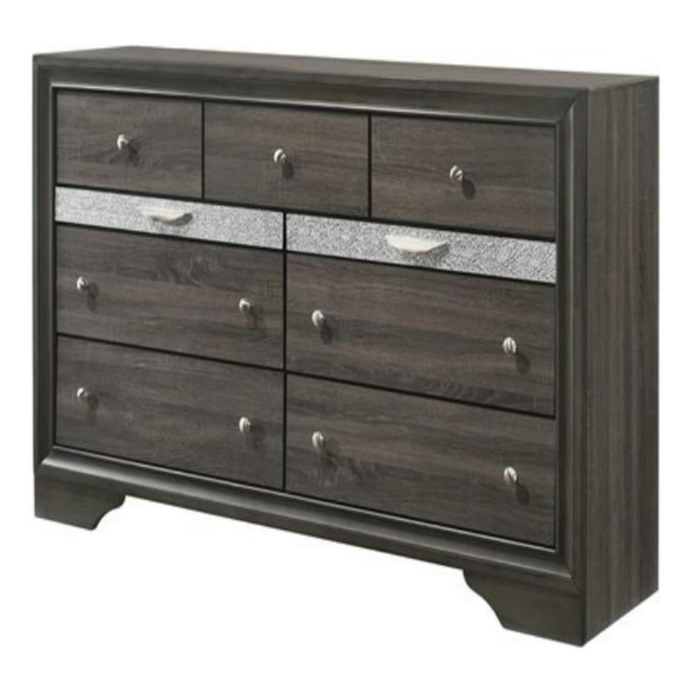 Acme Naima Wood Dresser In Gray