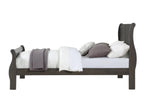 Acme Louis Philippe Queen Bed in Dark Gray