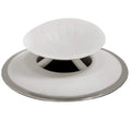 SlipX Solutions Snug Plug Bath Drain Stopper Seals Tightly Around Drain (Fits 1.5 Inch Open Drains, Great for Tubs, Easy Push Op