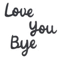 OYEFLY Love You Bye Wood Sign,Express Love and Warm for Your Family Lovers Wall Art Decor (Large, style 2)