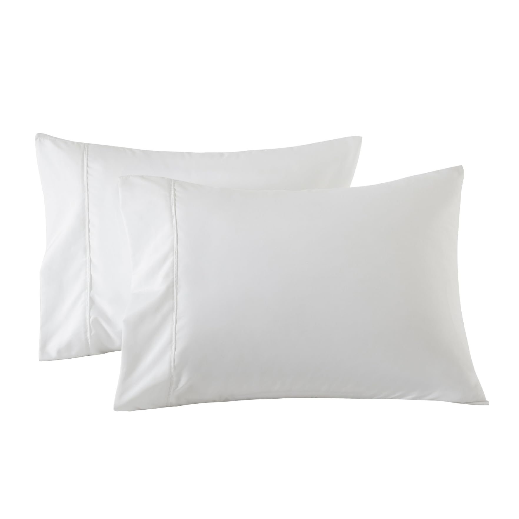 WINLIFE Standard Pillowcases Set of 2 100% Egyptian Cotton Standard Pillow Cases 2, 20  26 inches, Soft and Breathable Pillow Co
