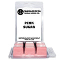 Candlecopia Pink Sugar Strongly Scented Hand Poured Vegan Wax Melts, 12 Scented Wax Cubes, 6.4 Ounces in 2 x 6-Packs