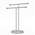 Hand Towel Holder for Bathroom, Towel Rack Stand for Counter, Freestanding, Brushed Nickel