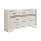 Coaster Miranda California King Bed 5-Piece Set, White