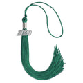 Endea Graduation Single Color Tassel with Silver Date Drop (Emerald Green, 2020)