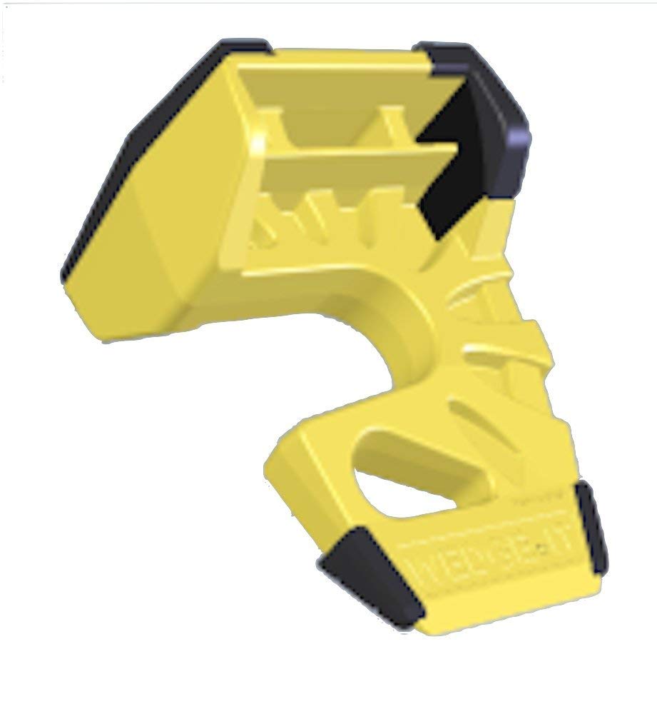 Wedge-It The Ultimate Door Stop - Yellow 12 Pack