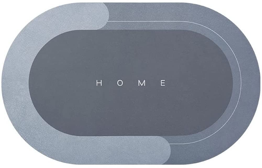 Zoxito Floor Mat, Bath Mat, Doormat, Bathroom Carpet. Cushion Mat Super Absorbent Soft Carpet, Quick Dry Dirt Barrier for Home, 