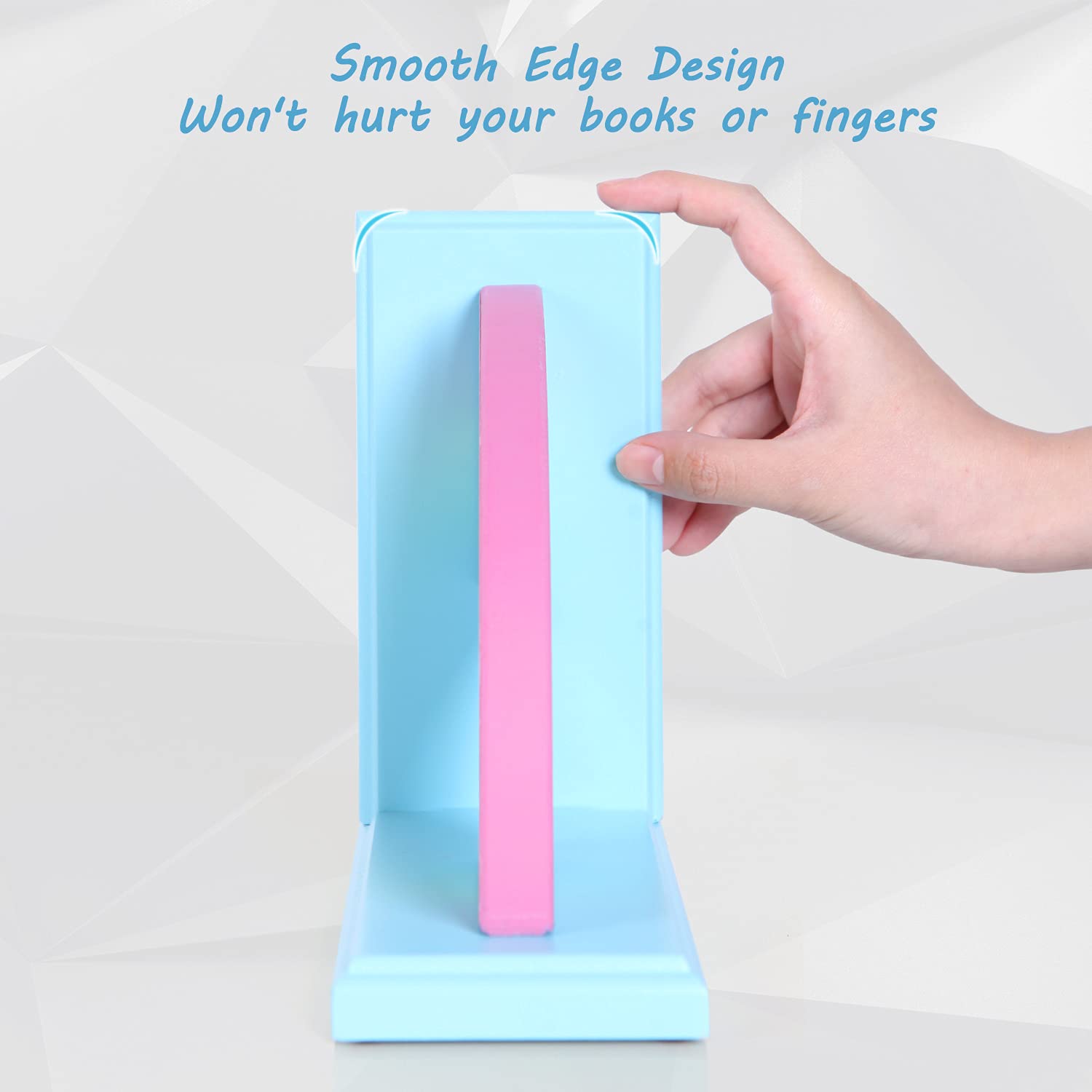 Nikky Home Wooden Rainbow Book Ends Non-Skid Cute Bookends Book Stoppers For Girls Home Children'S Room Classroom Nursery Decor,