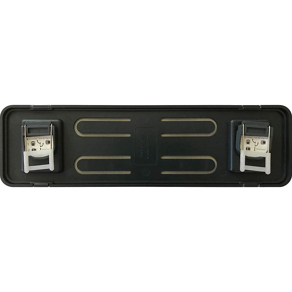 Lorell Recycled Plastic Cubicle Nameplate, Black