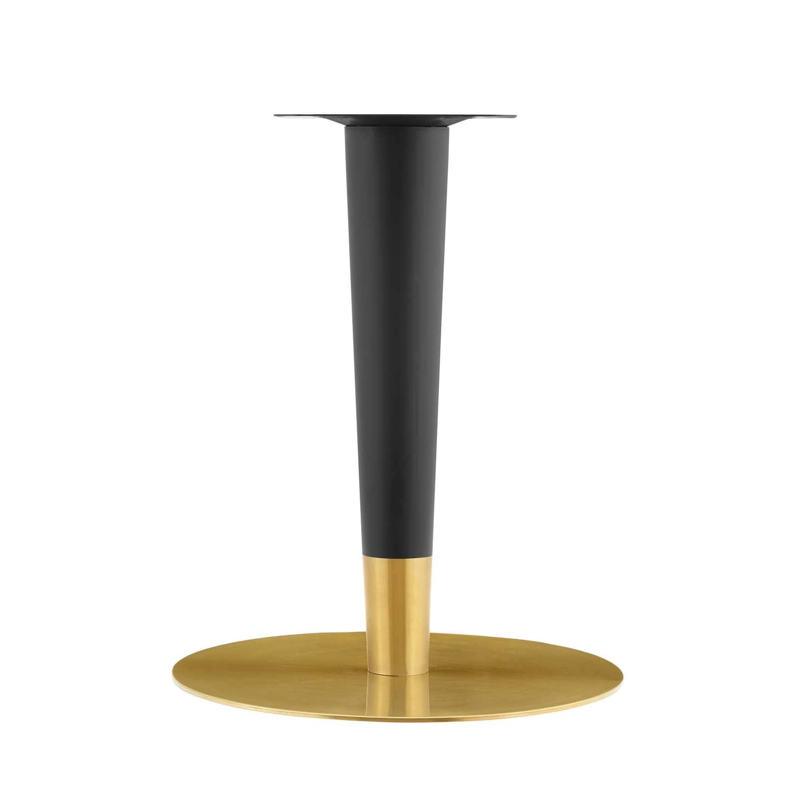 Modway EEI-5140-GLD-WAL Zinque 47&quot; Dining Table, Gold Walnut