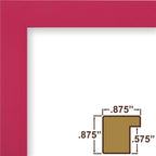 Craig Frames Confetti, Modern Pink Picture Frame, 19 X 25 Inch
