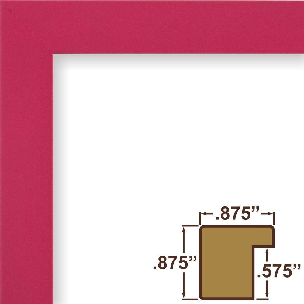 Craig Frames Confetti, Modern Pink Picture Frame, 24 X 24 Inch