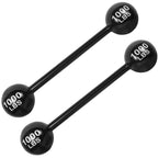 2 PCS Giant Inflatable Dumbbell Barbell - Carnival Circus Birthday/Halloween Party Decorations Supplies Fake Weights Cosplay Pro