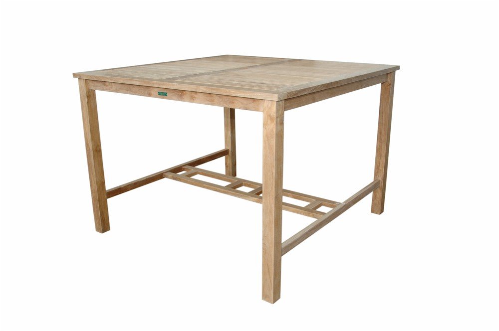 Anderson Teak Windsor Square Bar Table, 59-Inch