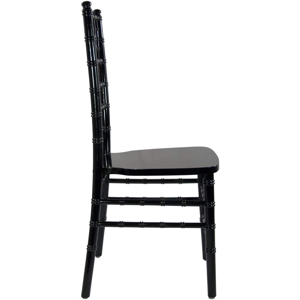 Flash Furniture Advantage Black Wood Chiavari Chair