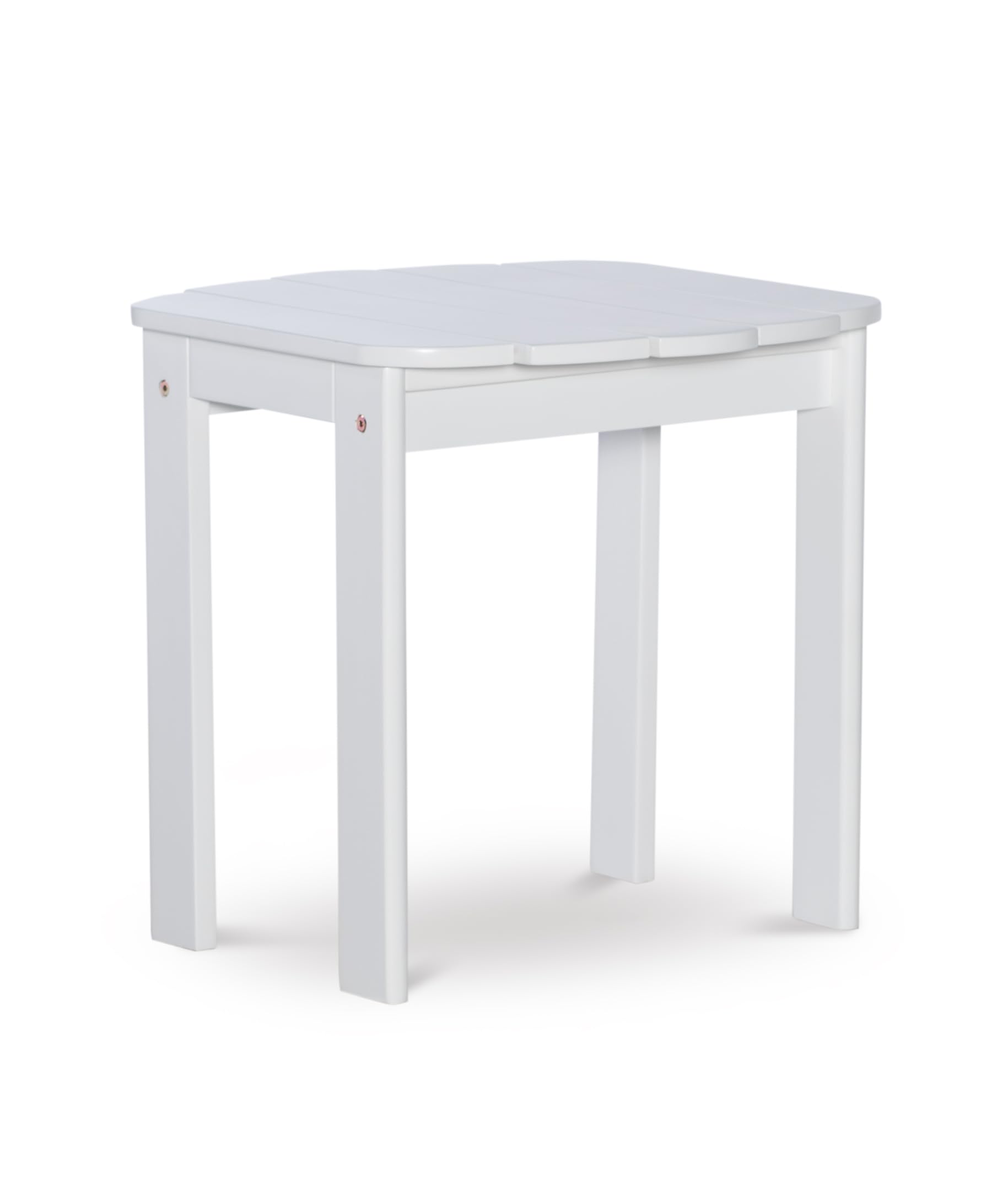 White Adirondack End Table