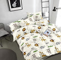 Morado 225 Gsm Microfiber Cartoon Print Reversible Ac Comforter/Blanket/Quilt For Single Bed (6090 Inch, Off White)