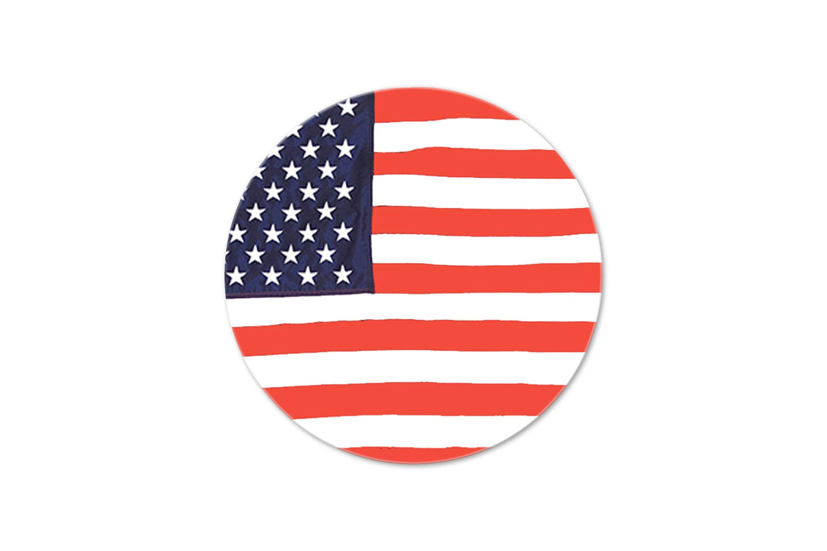 American Flag Envelope Seals - 1.2' Circle Stickers - 144 America Usa Circle Stickers (Flag)