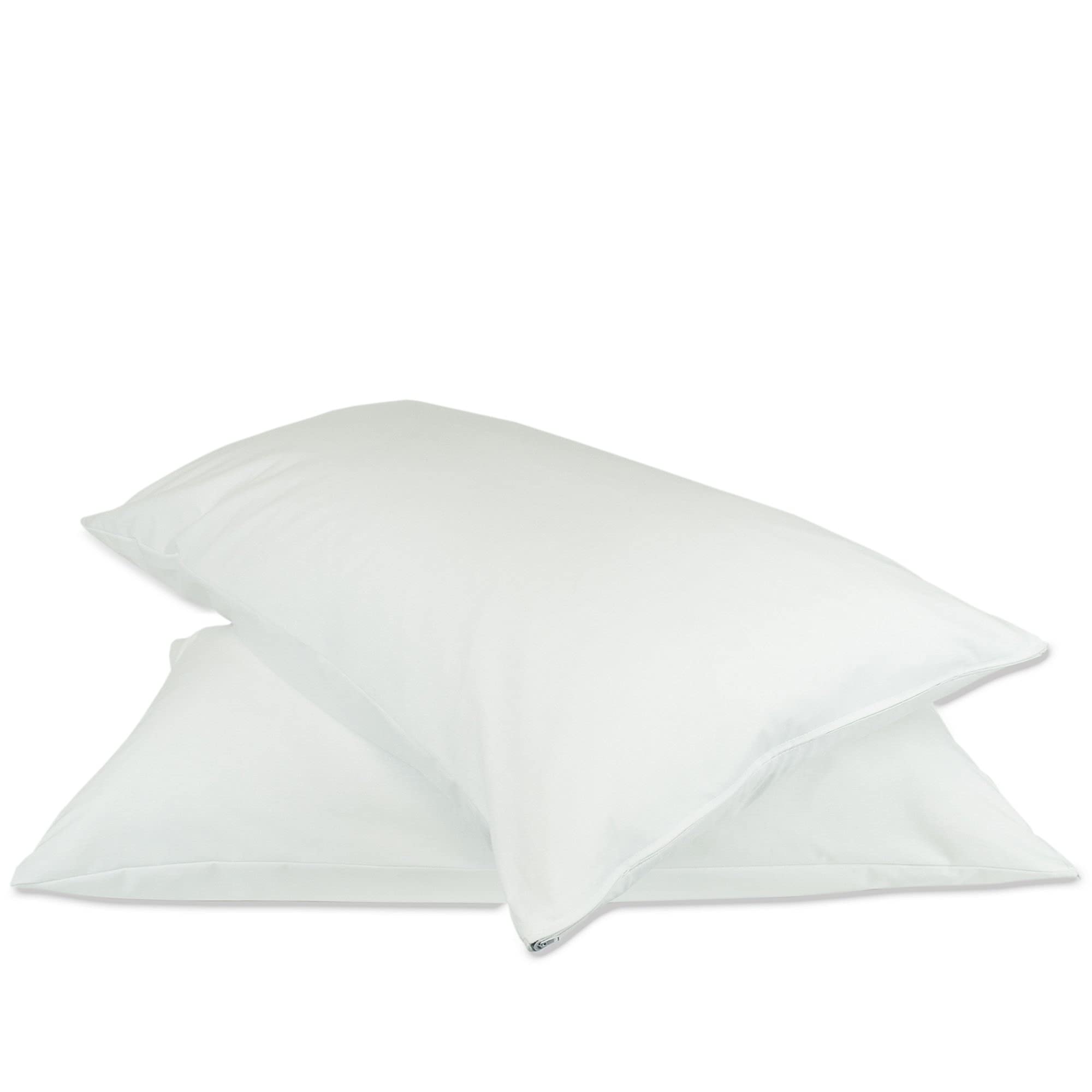 Bc Bare Cotton Luxury Hotel Bedding Quality Collection, Ultra Soft Dust Proof Plain Pillow Protector | Pillow Cover With Zipper,