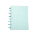 Talia Discbound Notebooks, Planner, Customizable, (Teal Polka Dot W/Sage Green Discs, Junior 18635 (5.5In X 8.5In))