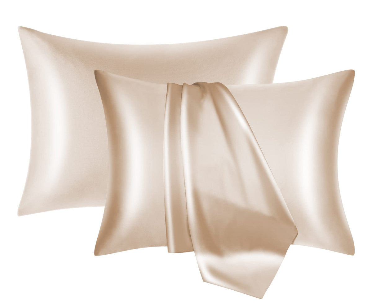 Nolrdr Mulberry Silk Pillowcase 2 Pack For Hair And Skin With Hidden Zipper,Both Sides 19 Momme Smooth And Breathable Silk Pillo