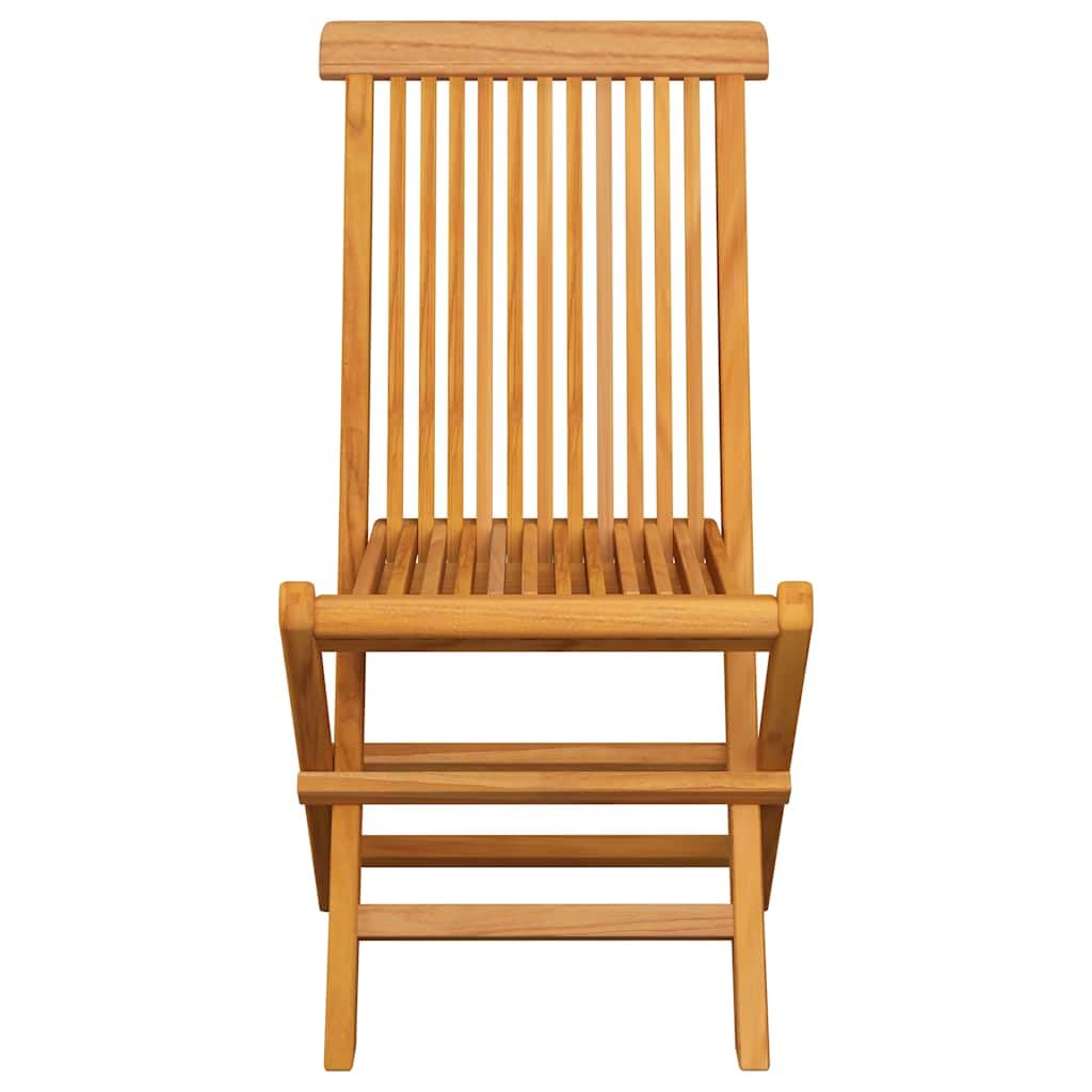 Solid Teak Wood Patio Chairs - Thumbnail 2