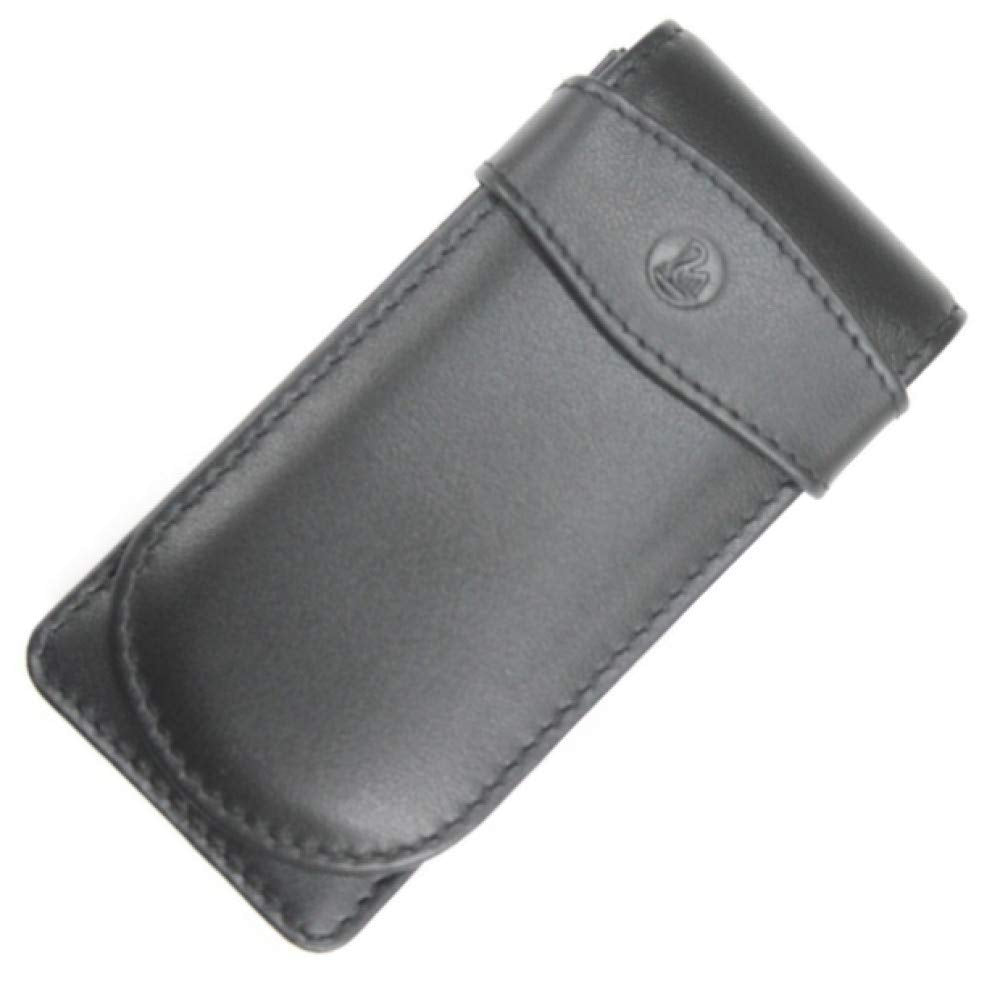 Pelikan 3-Pen Leather Pouch, Black, 1 Each (923433)