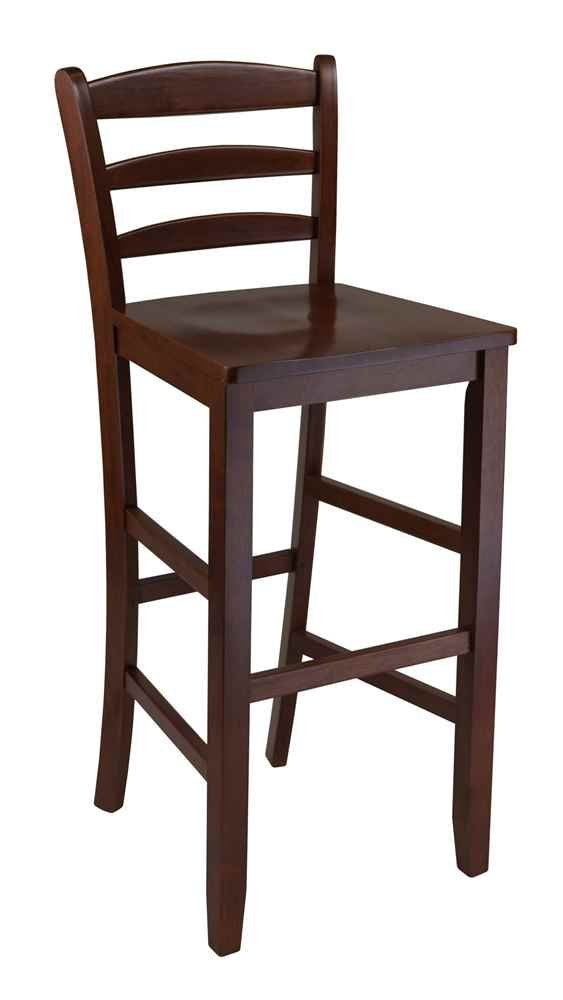 Winsome 29-Inch Bar Ladder Back Stool, Set of 2