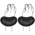 Jikiou 2 Pack Mouse Wrist Rest, Memory Foam Mouse Wrist Rest Pad Support Cushion With Anti-Skid Rubber Base, Ergonomic Pain Reli