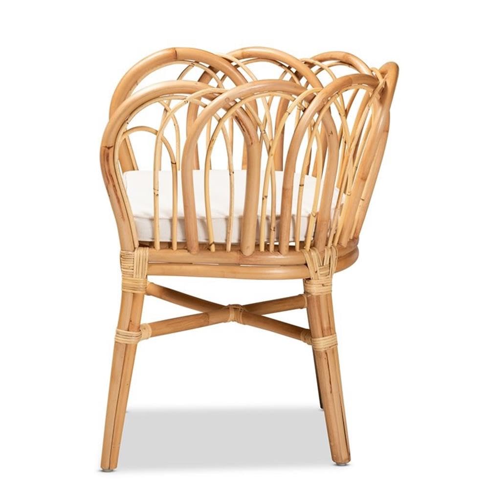 Baxton Studio Melody Modern and Contemporary Natural Finished Dining Chair