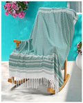 Teal Soft Throw Blanket Bedroom Decoration Living Room Accessories Sofa Couch Cover Chair Apartment Essential Home Finds House Goods Coastal Ocean Beach Teal Fall Turquoise Mermaid Nursery Decoration
