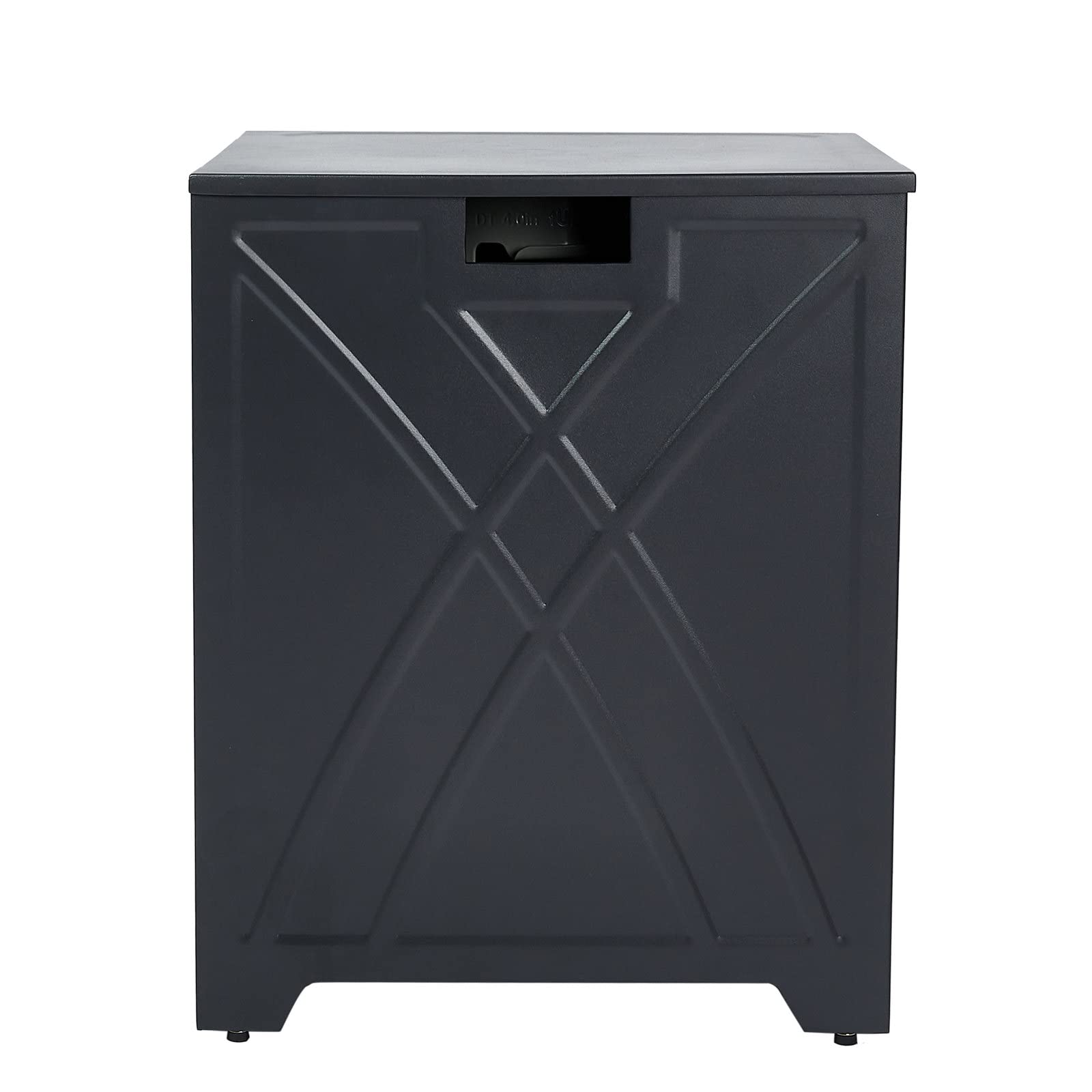 Baide Home Propane Tank Cover Table, Square Propane Tank Holder Hideaway For 20 Lb Propane Tank, Gas Tank Storage Side Table - C